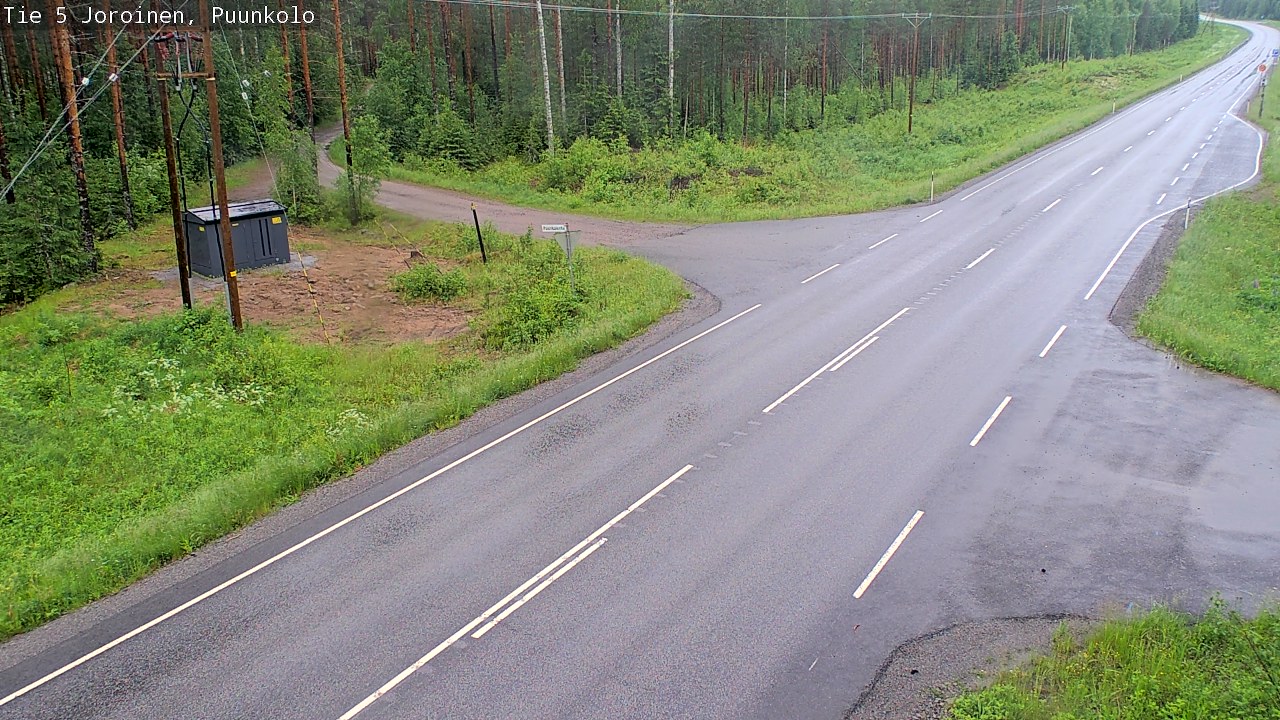 Weather Camera Image Road 5 Joroinen, Puunkolo, Joroinen, Pohjois-Savo