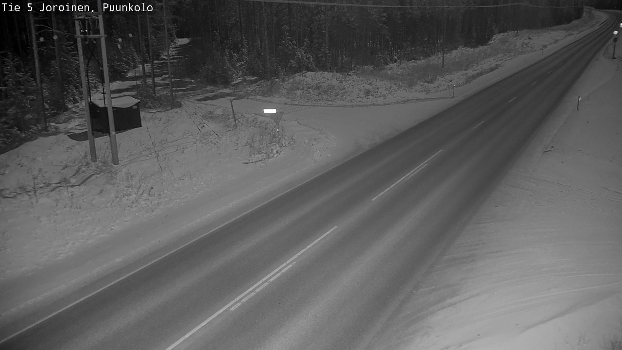 Weather Camera Image Väg 5 Joirois, Puunkolo, Joroinen, Pohjois-Savo