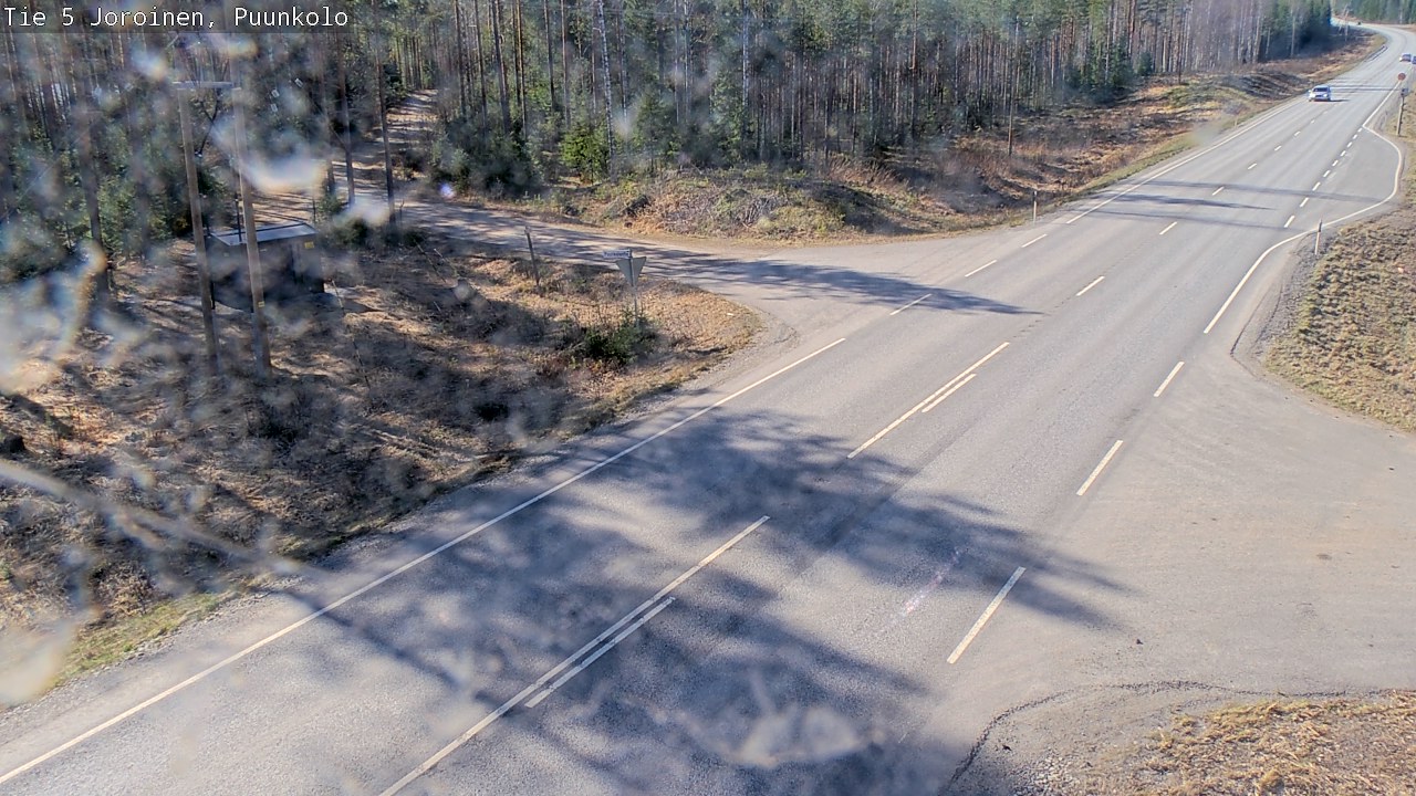 Weather Camera Image Väg 5 Joirois, Puunkolo, Joroinen, Pohjois-Savo