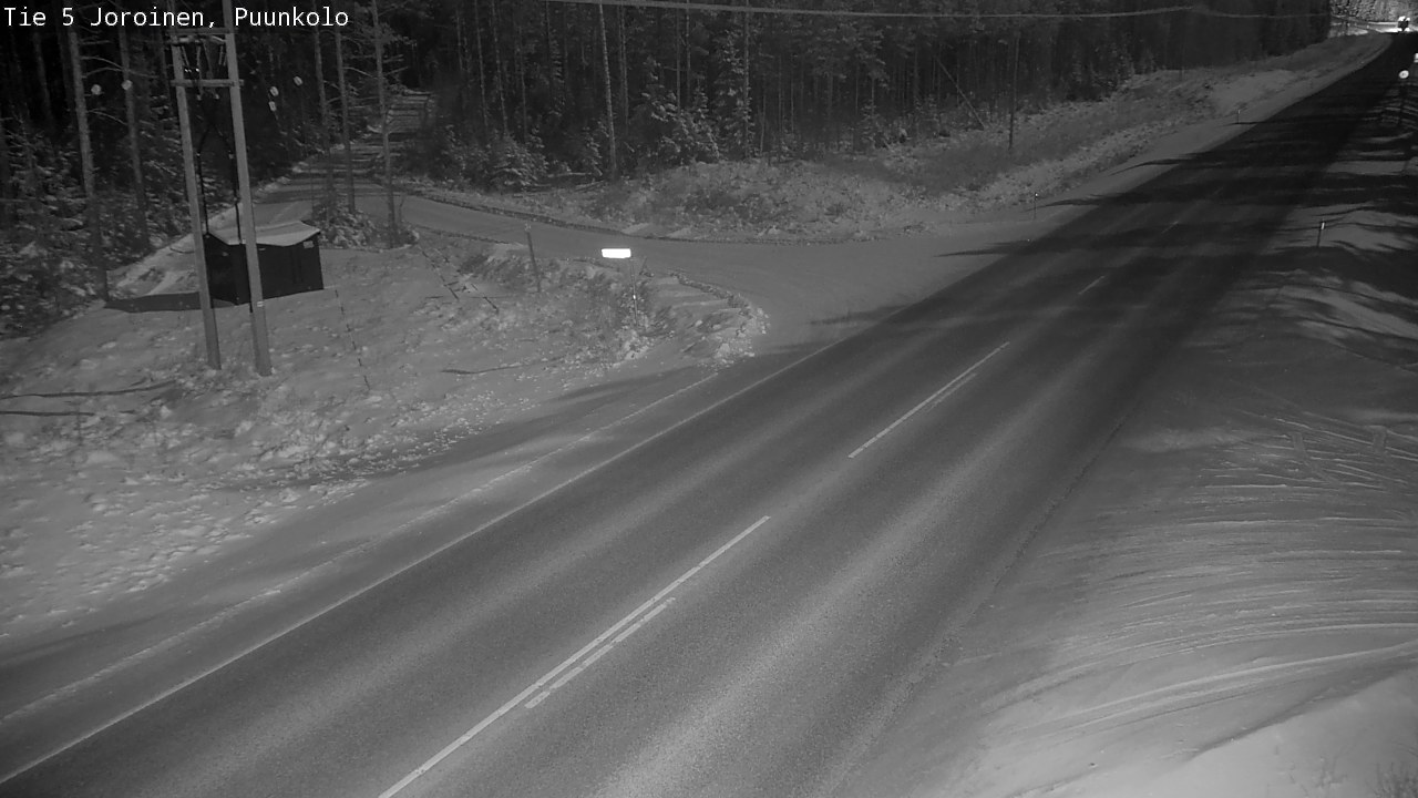 Weather Camera Image Väg 5 Joirois, Puunkolo, Joroinen, Pohjois-Savo