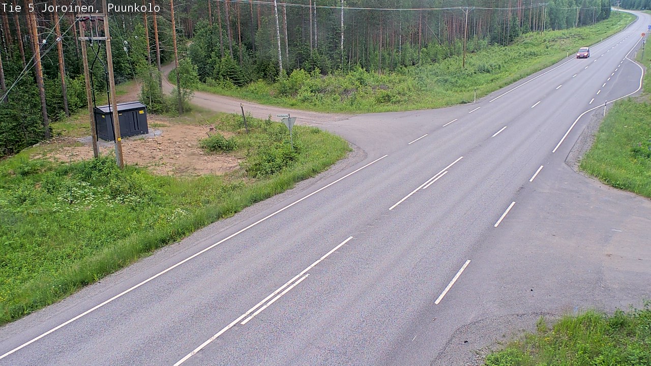 Weather Camera Image Road 5 Joroinen, Puunkolo, Joroinen, Pohjois-Savo