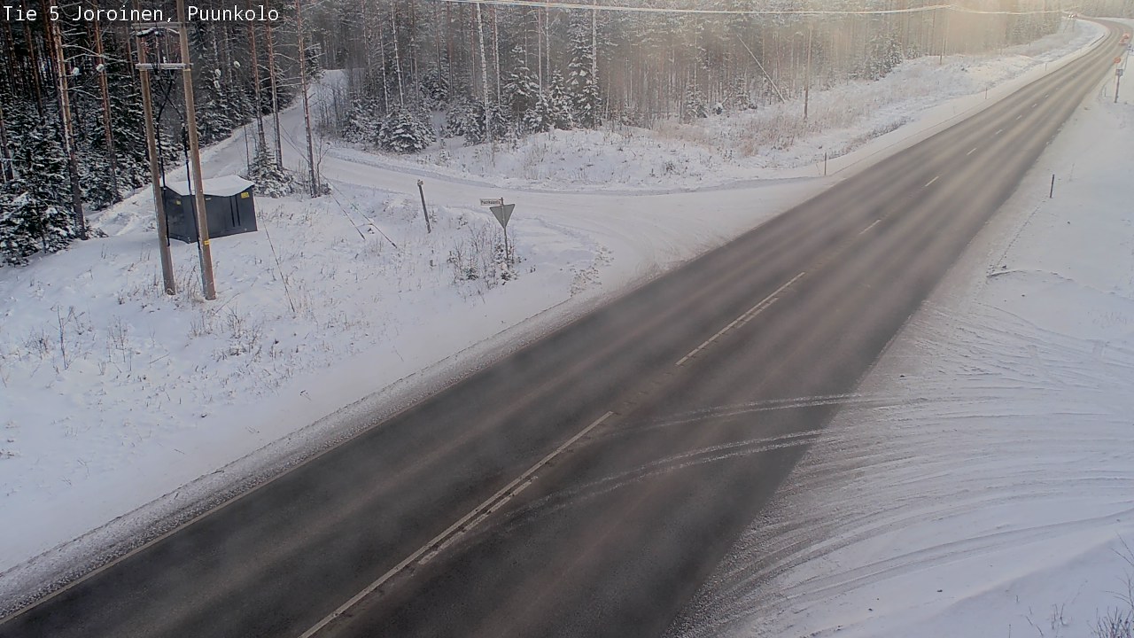 Weather Camera Image Väg 5 Joirois, Puunkolo, Joroinen, Pohjois-Savo