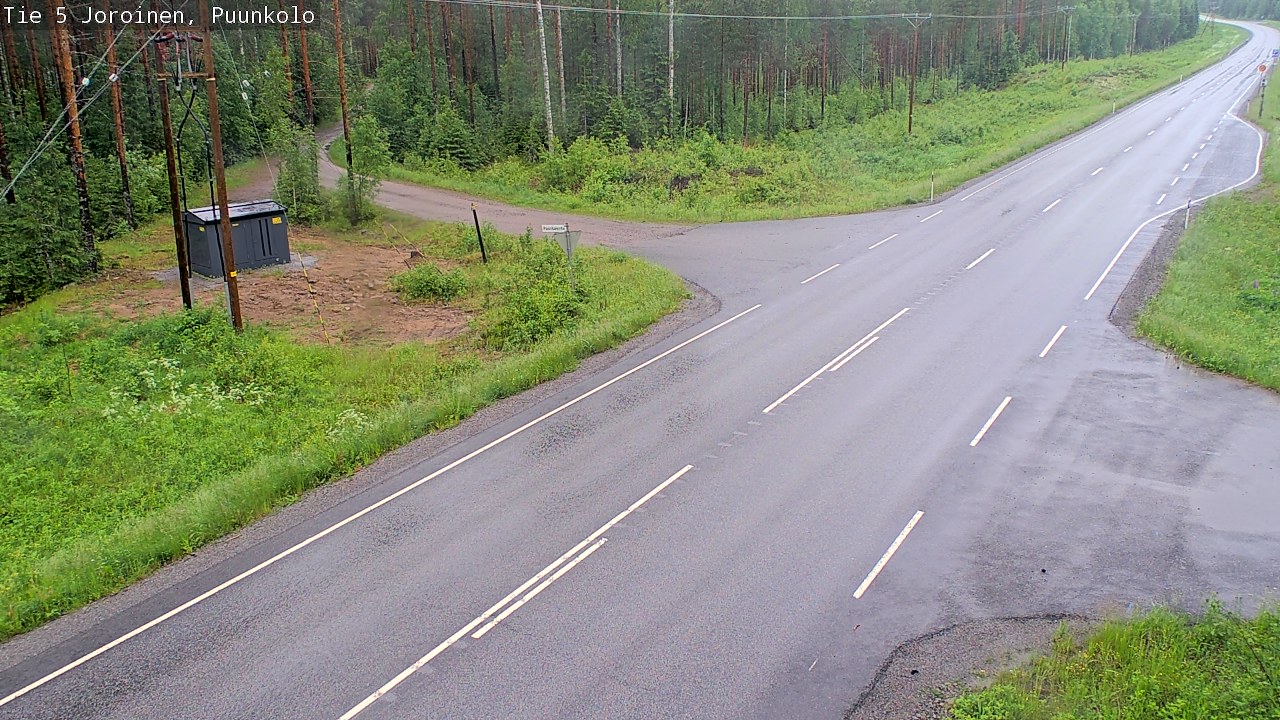 Weather Camera Image Road 5 Joroinen, Puunkolo, Joroinen, Pohjois-Savo