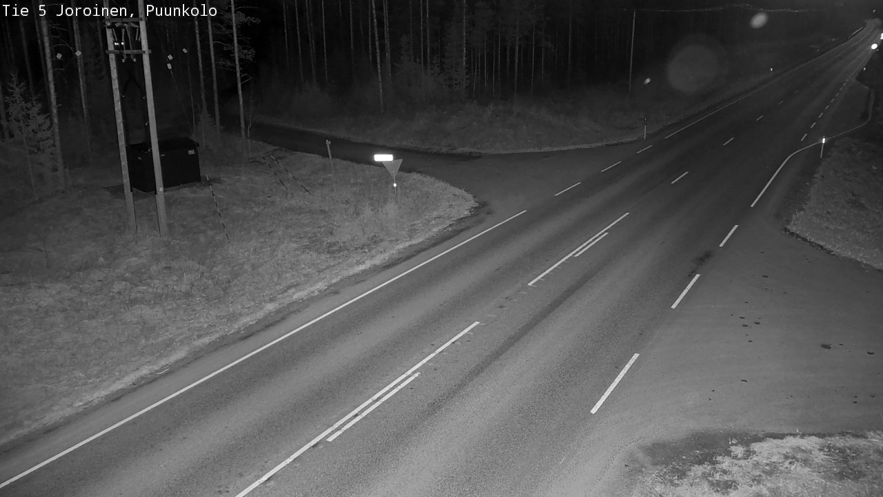 Weather Camera Image Road 5 Joroinen, Puunkolo, Joroinen, Pohjois-Savo