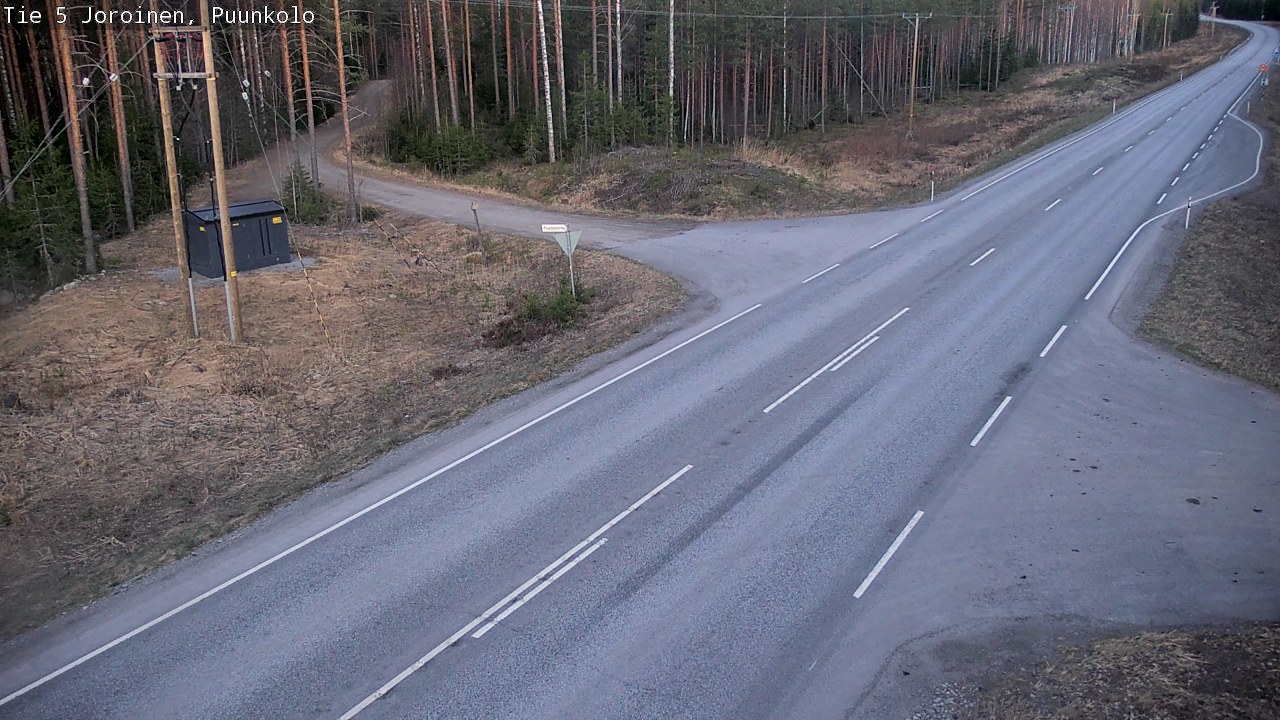 Weather Camera Image Road 5 Joroinen, Puunkolo, Joroinen, Pohjois-Savo