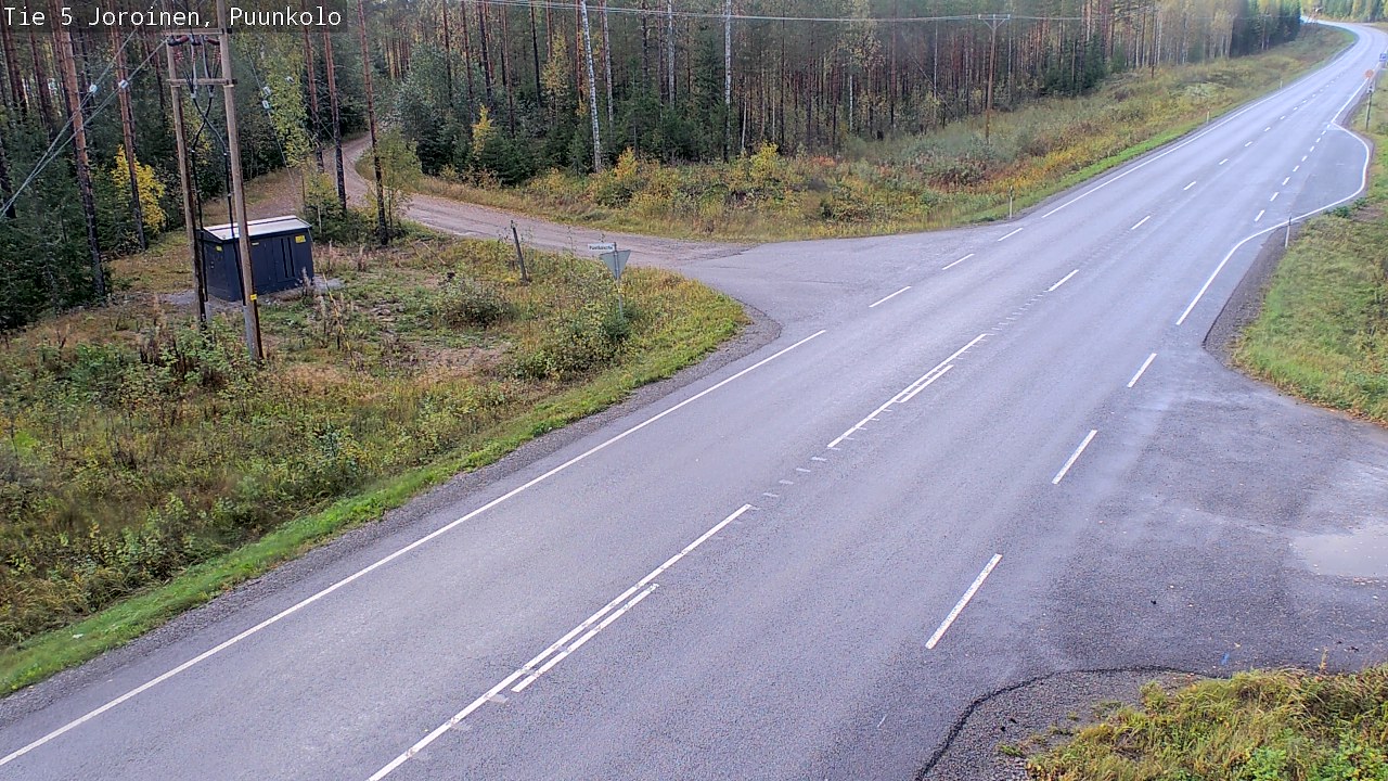 Weather Camera Image Road 5 Joroinen, Puunkolo, Joroinen, Pohjois-Savo