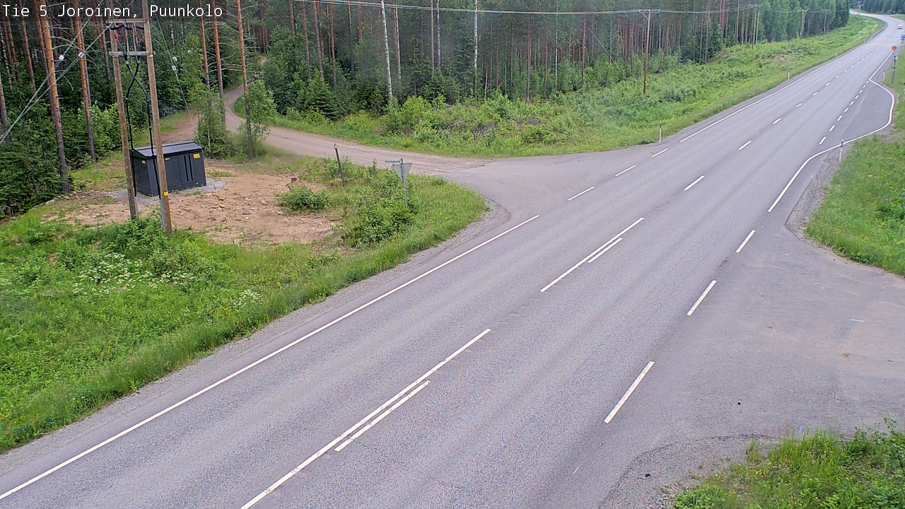 Weather Camera Image Road 5 Joroinen, Puunkolo, Joroinen, Pohjois-Savo