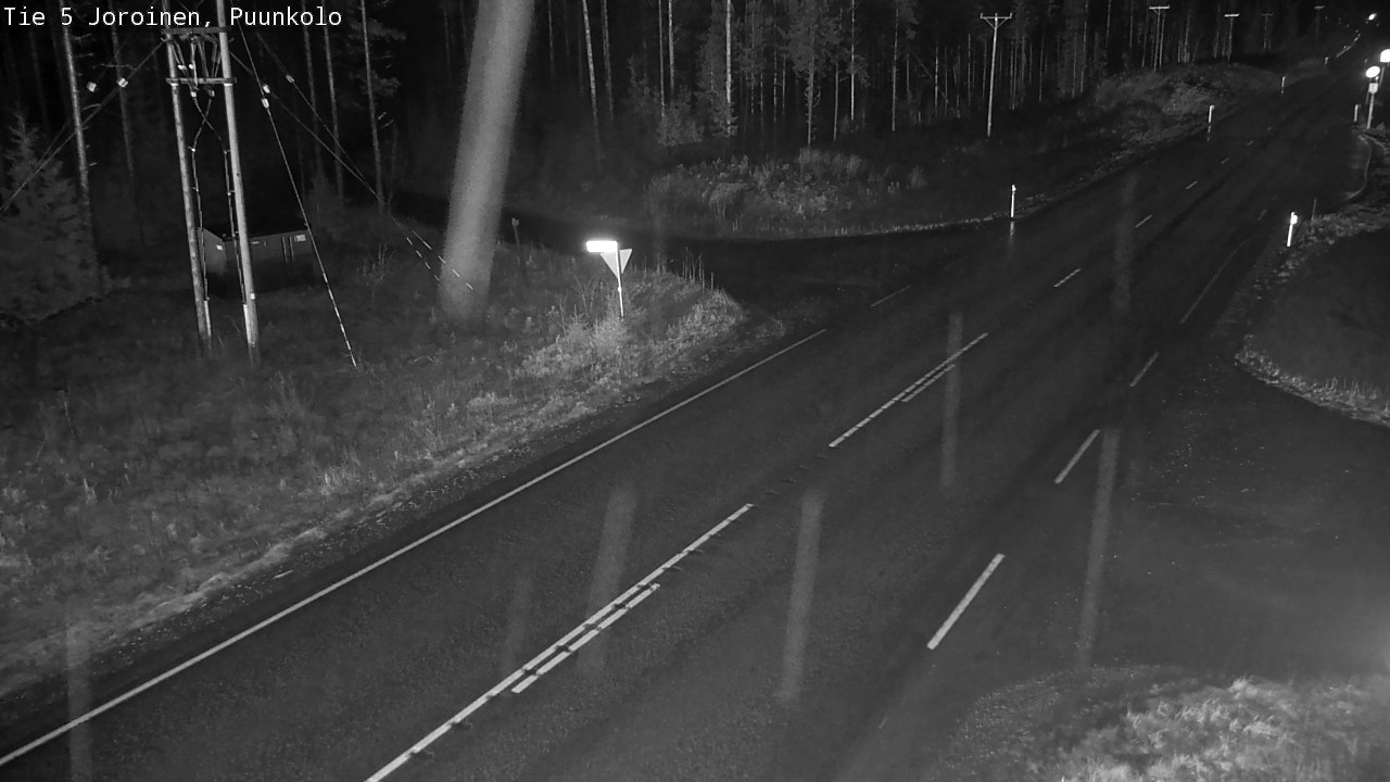Weather Camera Image Road 5 Joroinen, Puunkolo, Joroinen, Pohjois-Savo