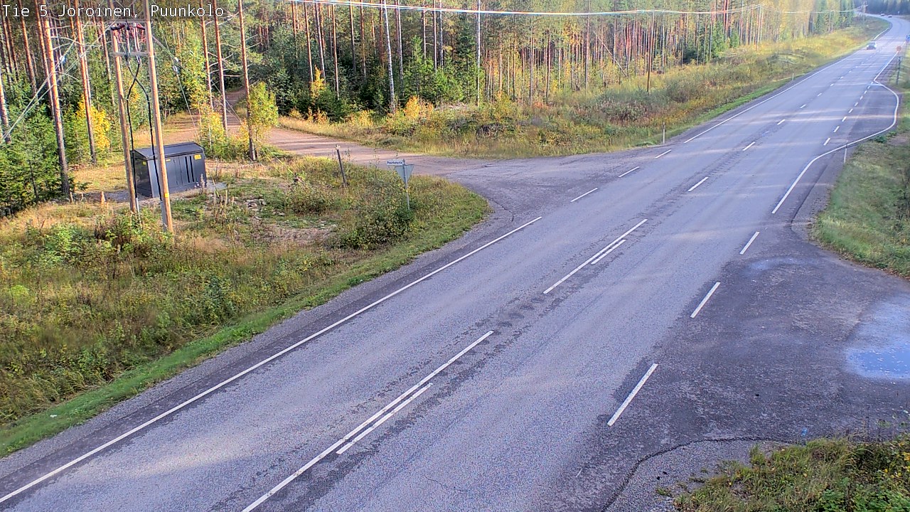 Weather Camera Image Road 5 Joroinen, Puunkolo, Joroinen, Pohjois-Savo