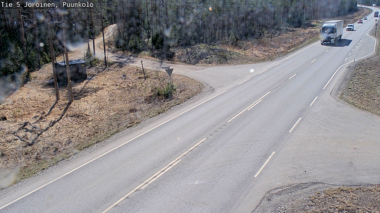Weather Camera Image Väg 5 Joirois, Puunkolo, Joroinen, Pohjois-Savo