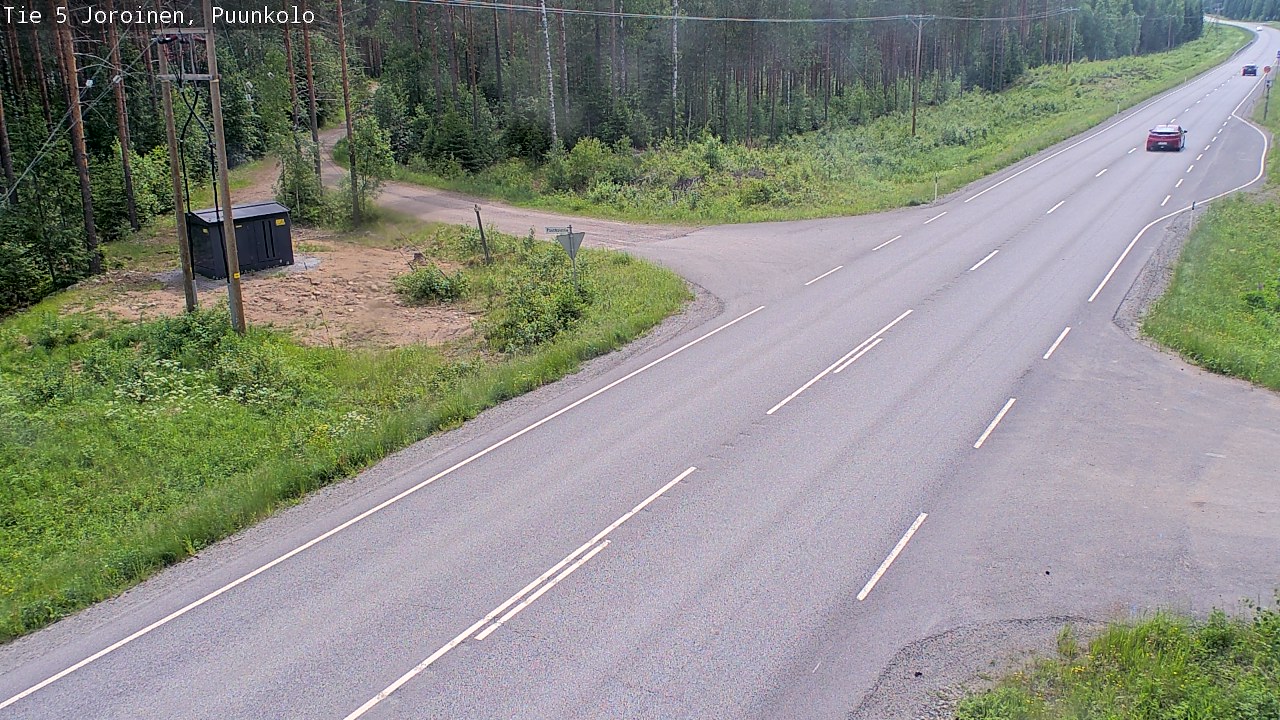 Weather Camera Image Road 5 Joroinen, Puunkolo, Joroinen, Pohjois-Savo