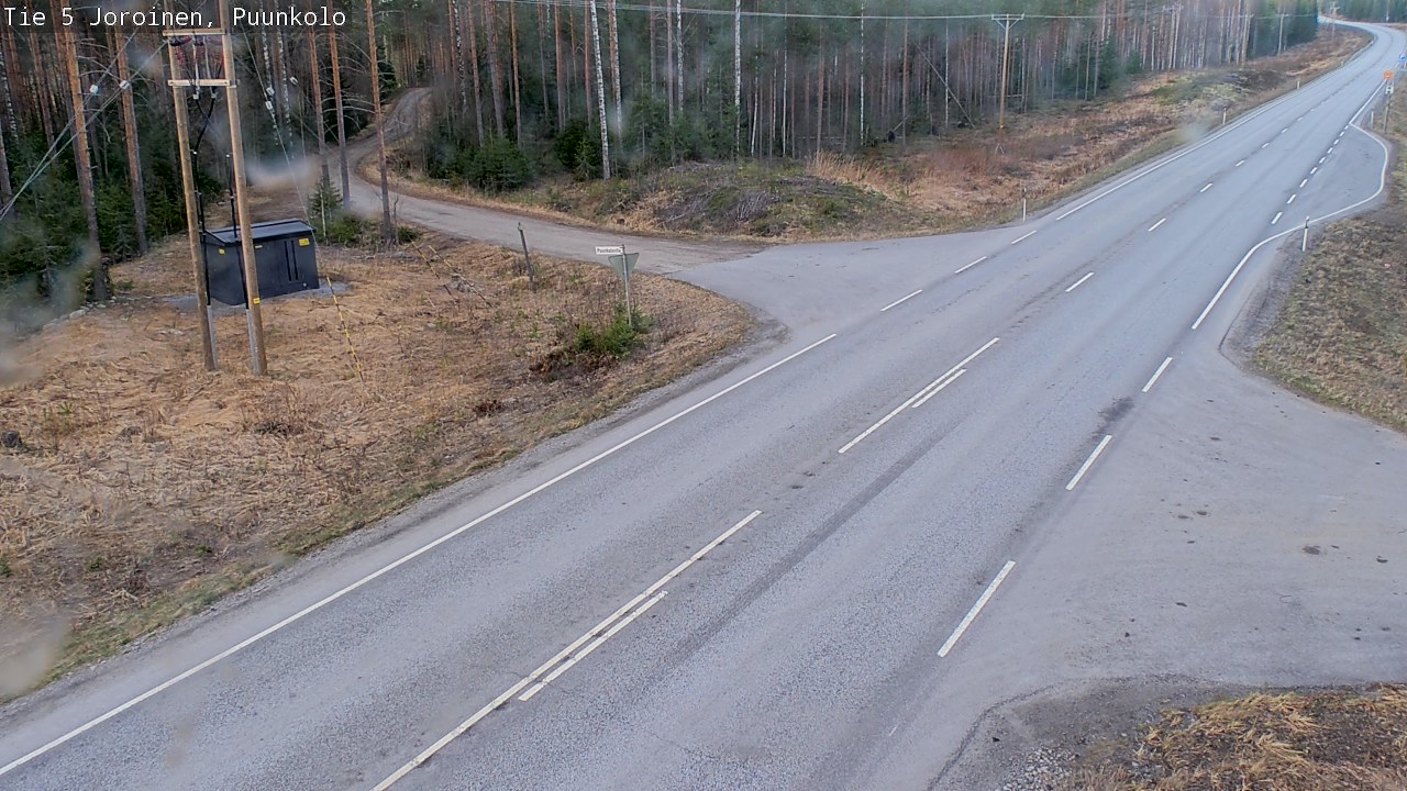 Weather Camera Image Väg 5 Joirois, Puunkolo, Joroinen, Pohjois-Savo