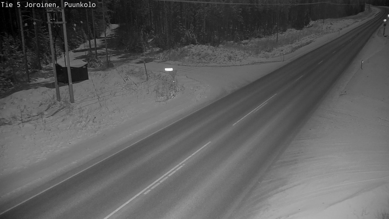 Weather Camera Image Väg 5 Joirois, Puunkolo, Joroinen, Pohjois-Savo