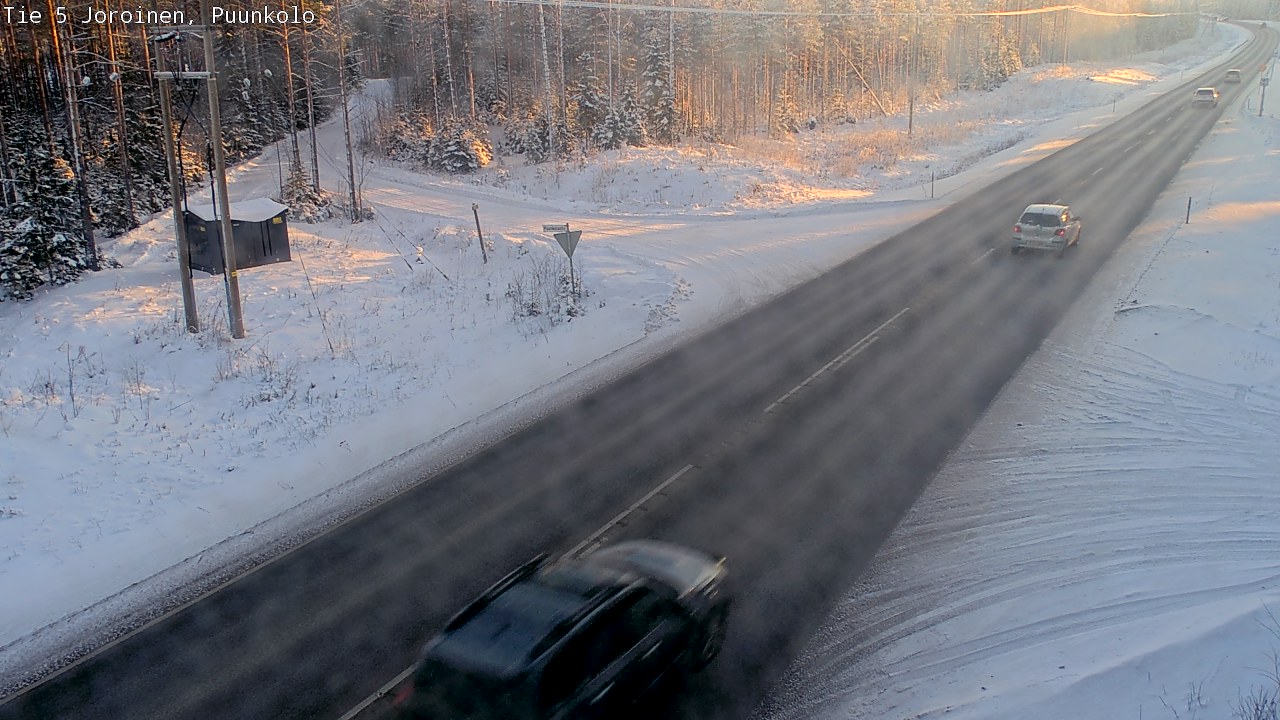 Weather Camera Image Väg 5 Joirois, Puunkolo, Joroinen, Pohjois-Savo