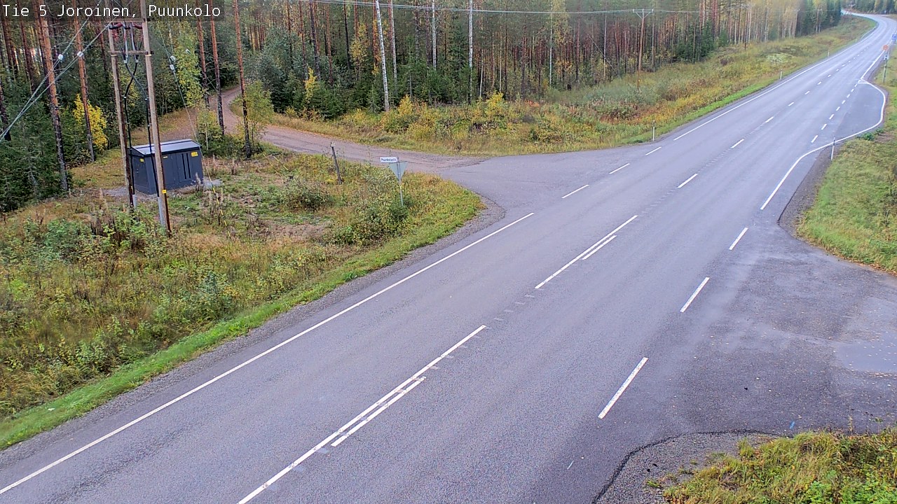 Weather Camera Image Road 5 Joroinen, Puunkolo, Joroinen, Pohjois-Savo