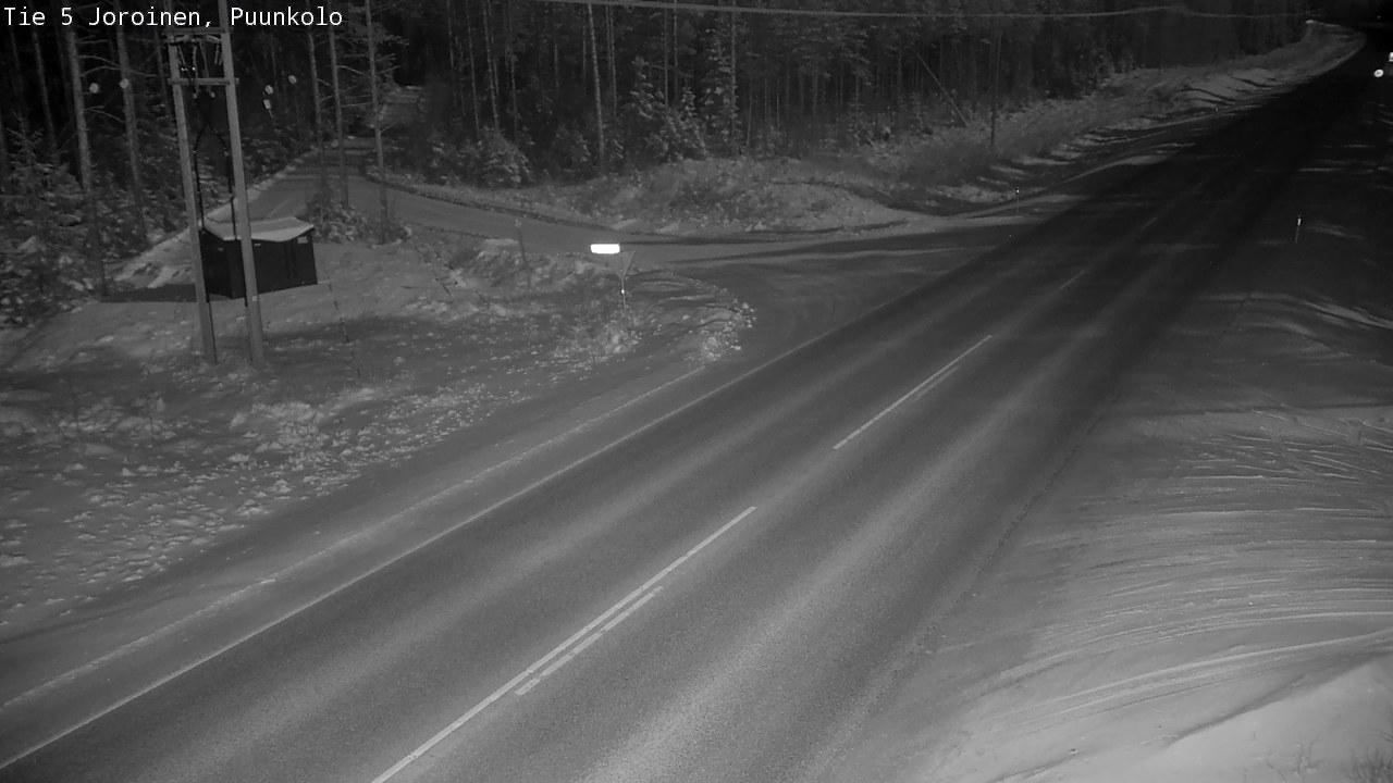 Weather Camera Image Road 5 Joroinen, Puunkolo, Joroinen, Pohjois-Savo