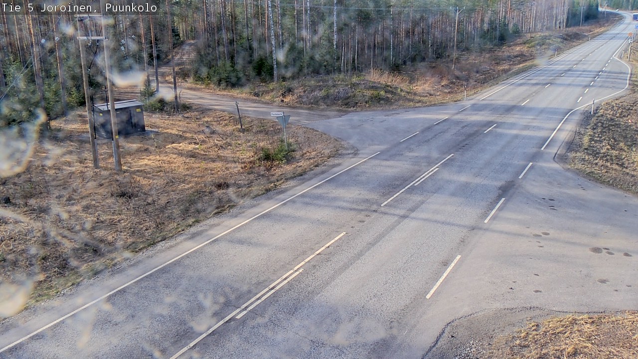 Weather Camera Image Road 5 Joroinen, Puunkolo, Joroinen, Pohjois-Savo