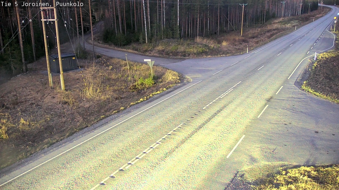 Weather Camera Image Road 5 Joroinen, Puunkolo, Joroinen, Pohjois-Savo