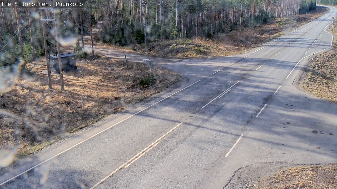Weather Camera Image Road 5 Joroinen, Puunkolo, Joroinen, Pohjois-Savo