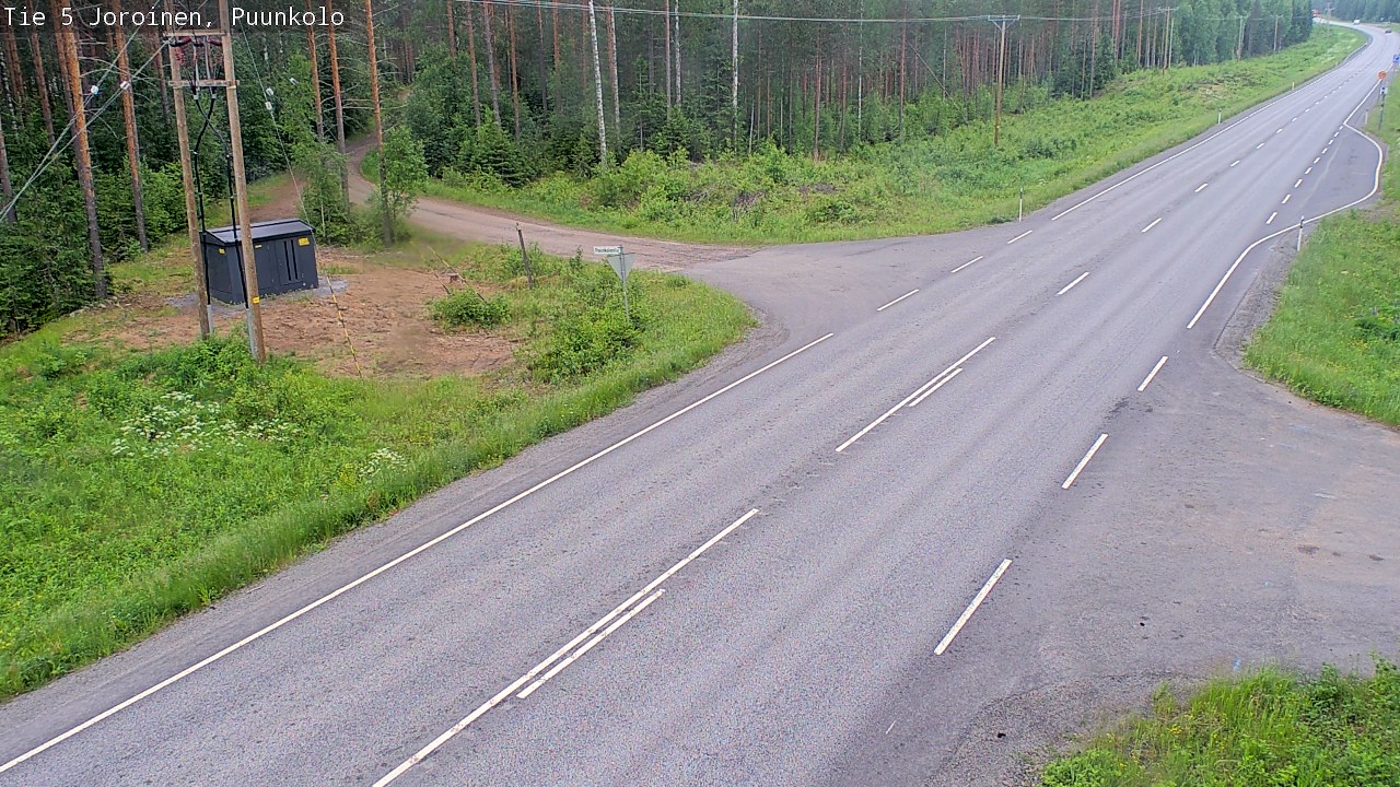 Weather Camera Image Road 5 Joroinen, Puunkolo, Joroinen, Pohjois-Savo