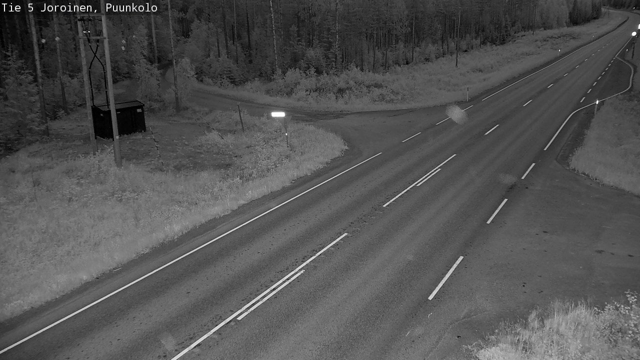 Weather Camera Image Road 5 Joroinen, Puunkolo, Joroinen, Pohjois-Savo