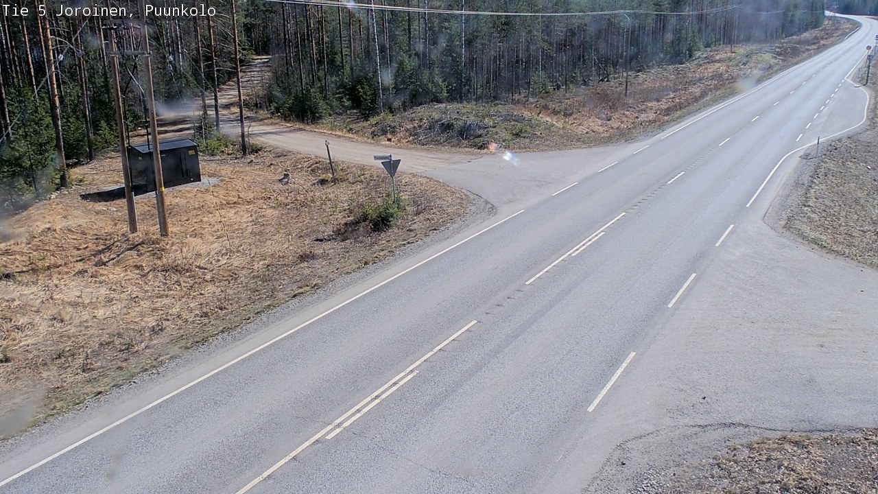 Weather Camera Image Road 5 Joroinen, Puunkolo, Joroinen, Pohjois-Savo