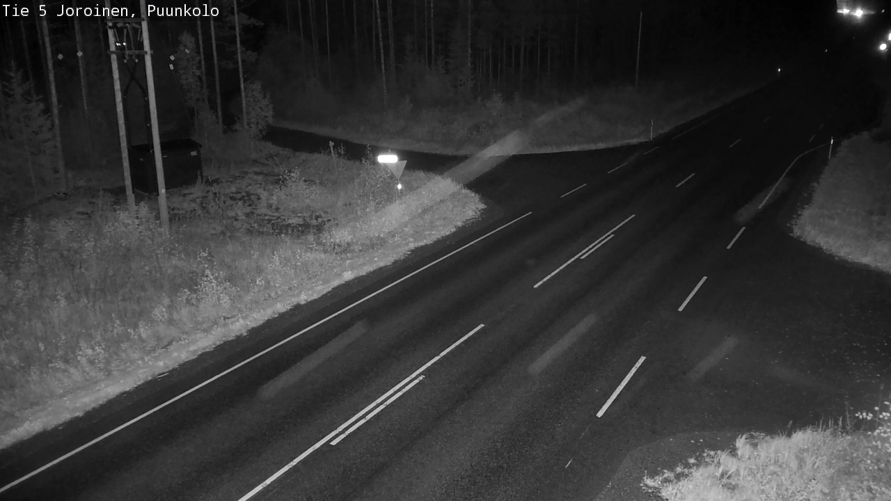 Weather Camera Image Road 5 Joroinen, Puunkolo, Joroinen, Pohjois-Savo