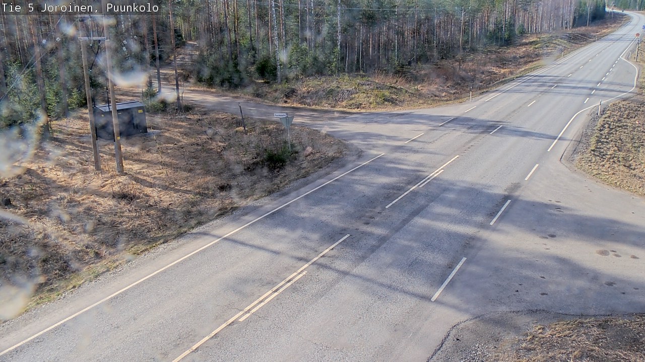 Weather Camera Image Road 5 Joroinen, Puunkolo, Joroinen, Pohjois-Savo