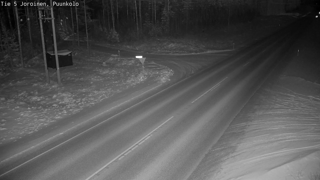 Weather Camera Image Väg 5 Joirois, Puunkolo, Joroinen, Pohjois-Savo