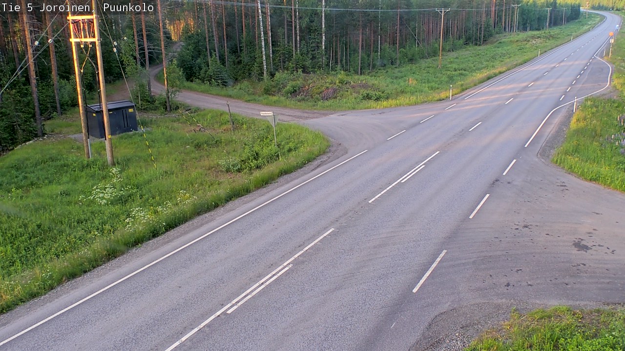 Kelikamerat Kuva Tie 5 Joroinen, Puunkolo, Joroinen, Pohjois-Savo