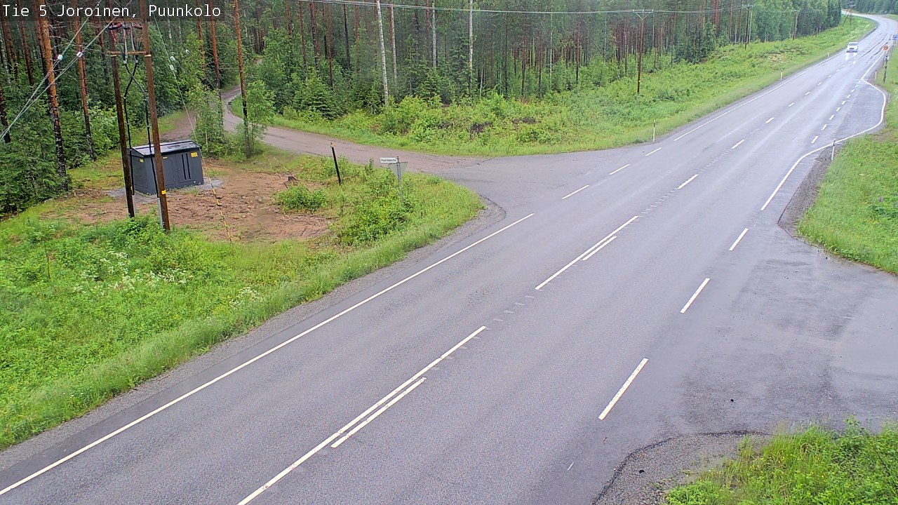 Weather Camera Image Väg 5 Joirois, Puunkolo, Joroinen, Pohjois-Savo