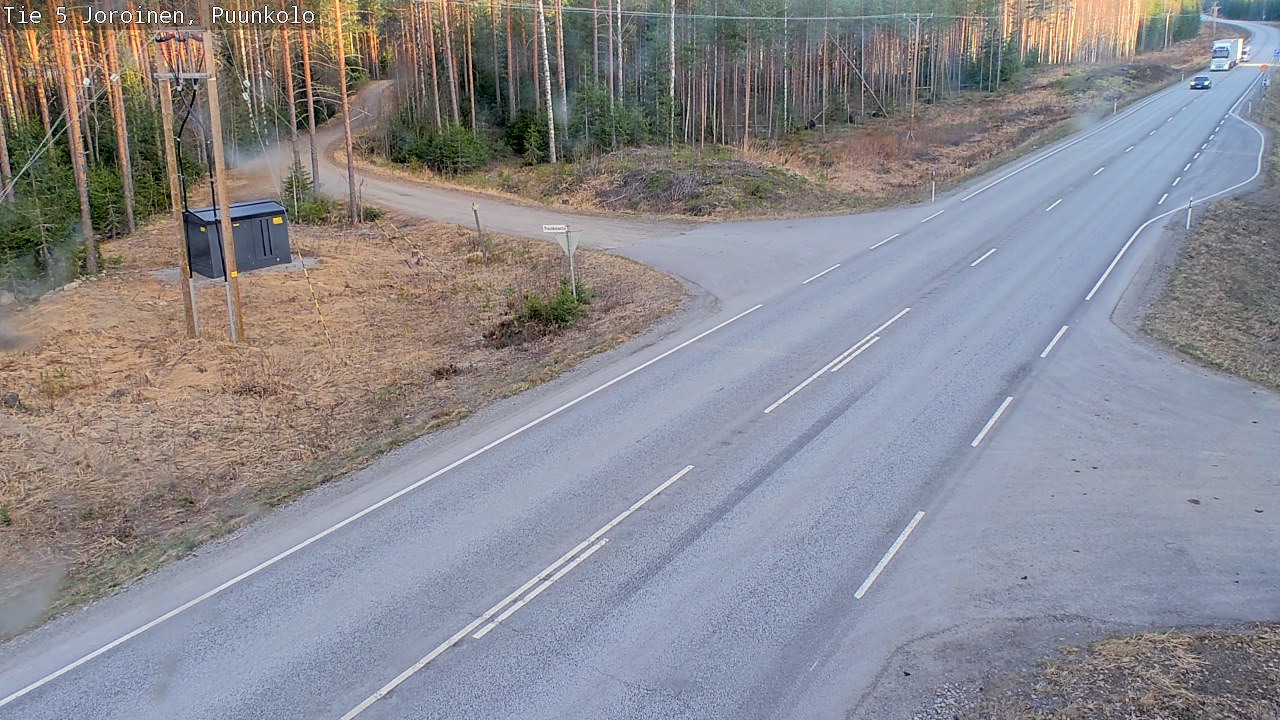 Weather Camera Image Road 5 Joroinen, Puunkolo, Joroinen, Pohjois-Savo