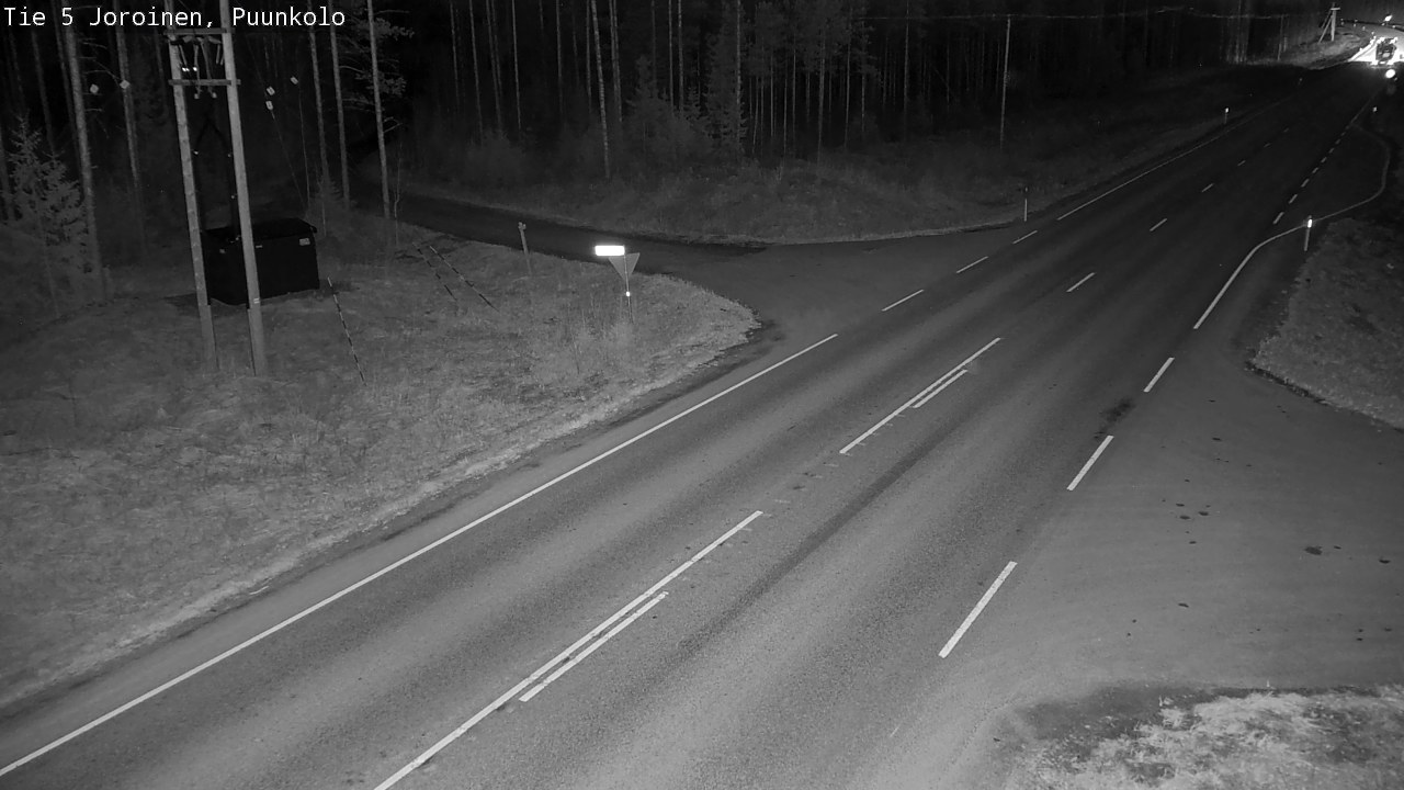 Weather Camera Image Road 5 Joroinen, Puunkolo, Joroinen, Pohjois-Savo