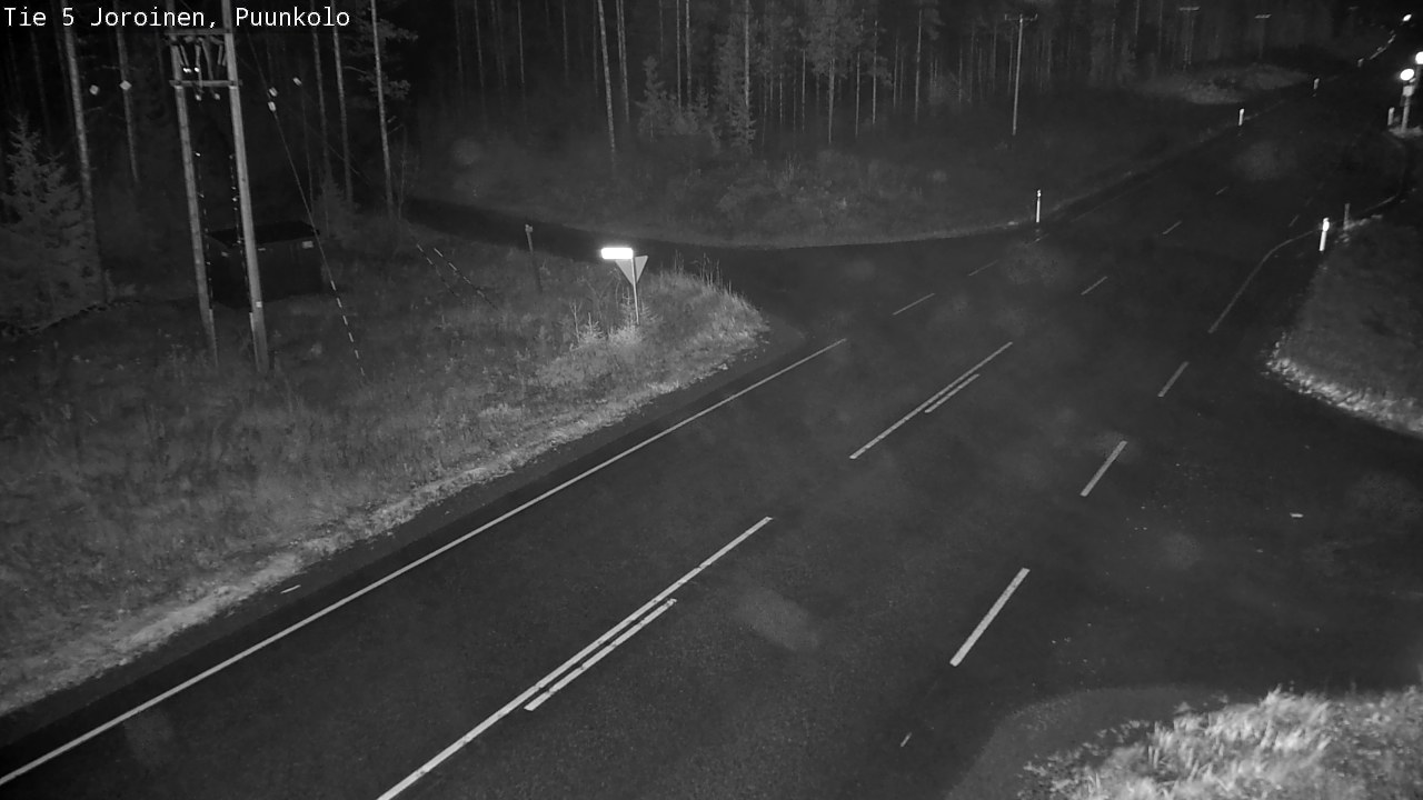 Weather Camera Image Road 5 Joroinen, Puunkolo, Joroinen, Pohjois-Savo