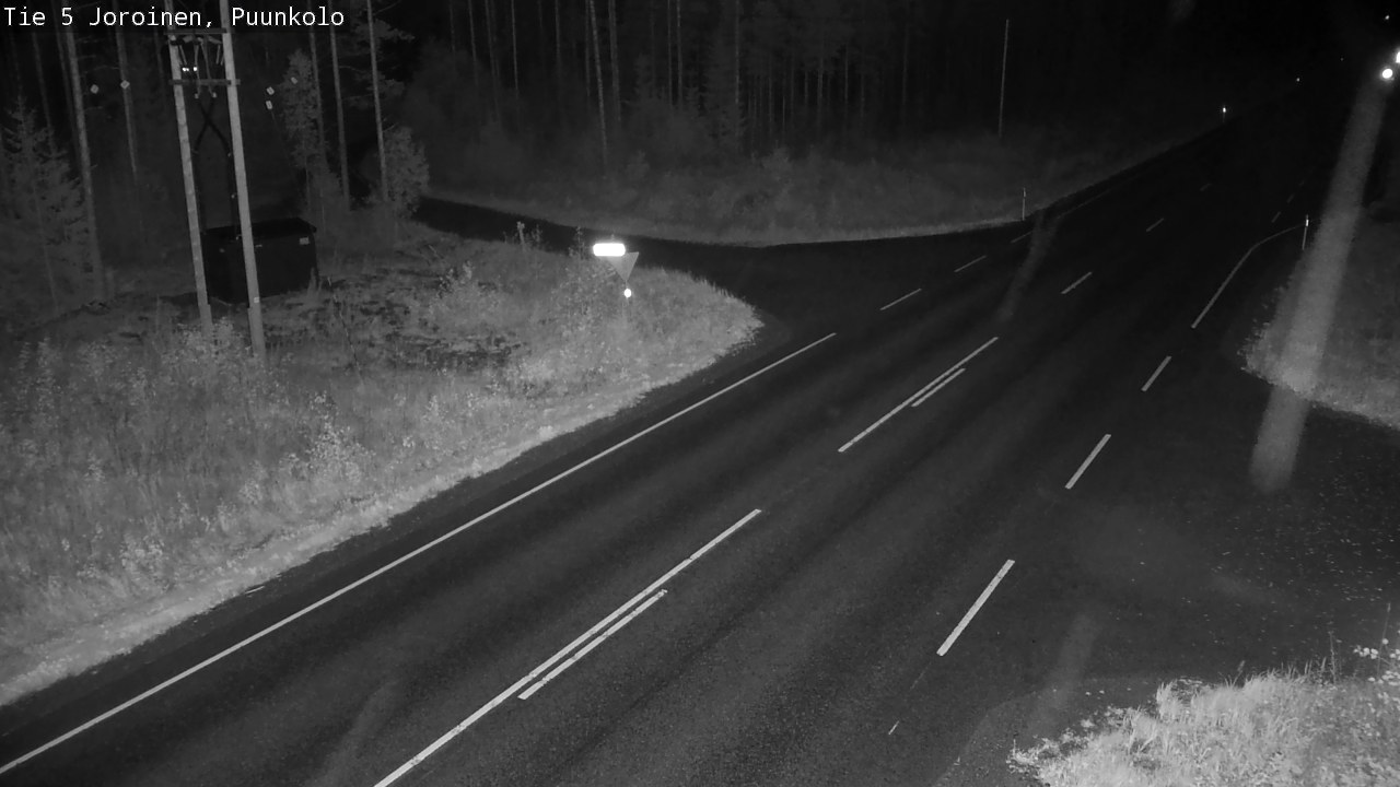 Weather Camera Image Road 5 Joroinen, Puunkolo, Joroinen, Pohjois-Savo