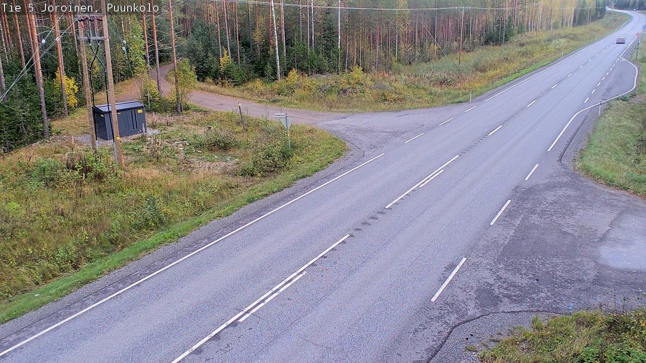 Weather Camera Image Road 5 Joroinen, Puunkolo, Joroinen, Pohjois-Savo