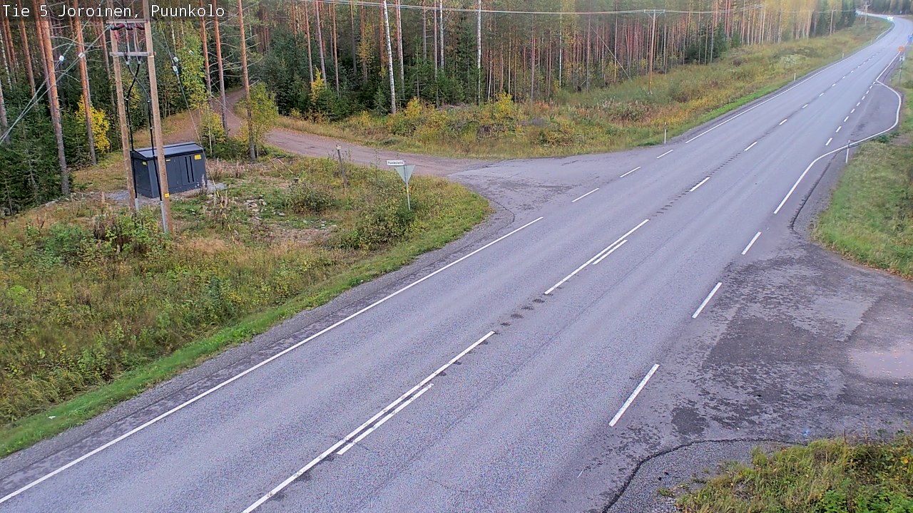 Weather Camera Image Road 5 Joroinen, Puunkolo, Joroinen, Pohjois-Savo
