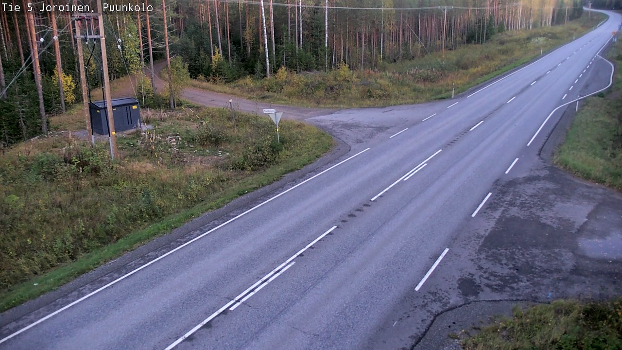 Weather Camera Image Road 5 Joroinen, Puunkolo, Joroinen, Pohjois-Savo