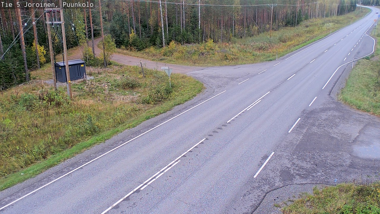 Weather Camera Image Road 5 Joroinen, Puunkolo, Joroinen, Pohjois-Savo