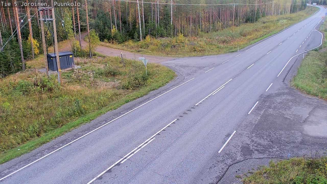 Weather Camera Image Road 5 Joroinen, Puunkolo, Joroinen, Pohjois-Savo