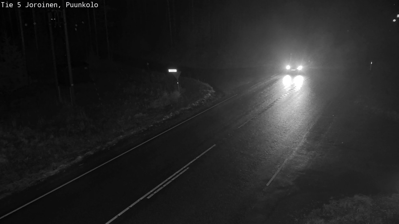 Weather Camera Image Road 5 Joroinen, Puunkolo, Joroinen, Pohjois-Savo
