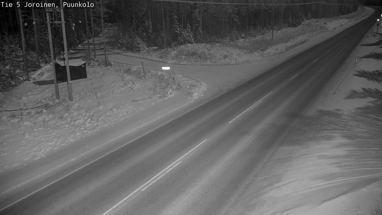 Weather Camera Image Väg 5 Joirois, Puunkolo, Joroinen, Pohjois-Savo