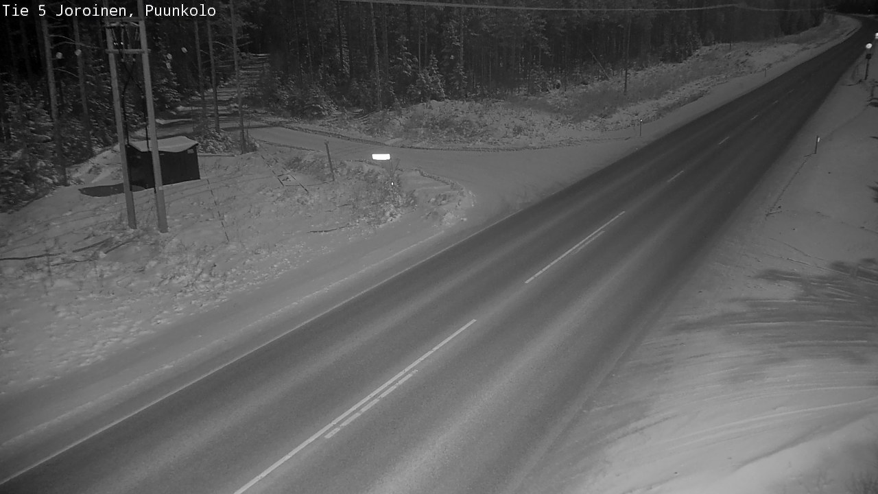 Weather Camera Image Väg 5 Joirois, Puunkolo, Joroinen, Pohjois-Savo