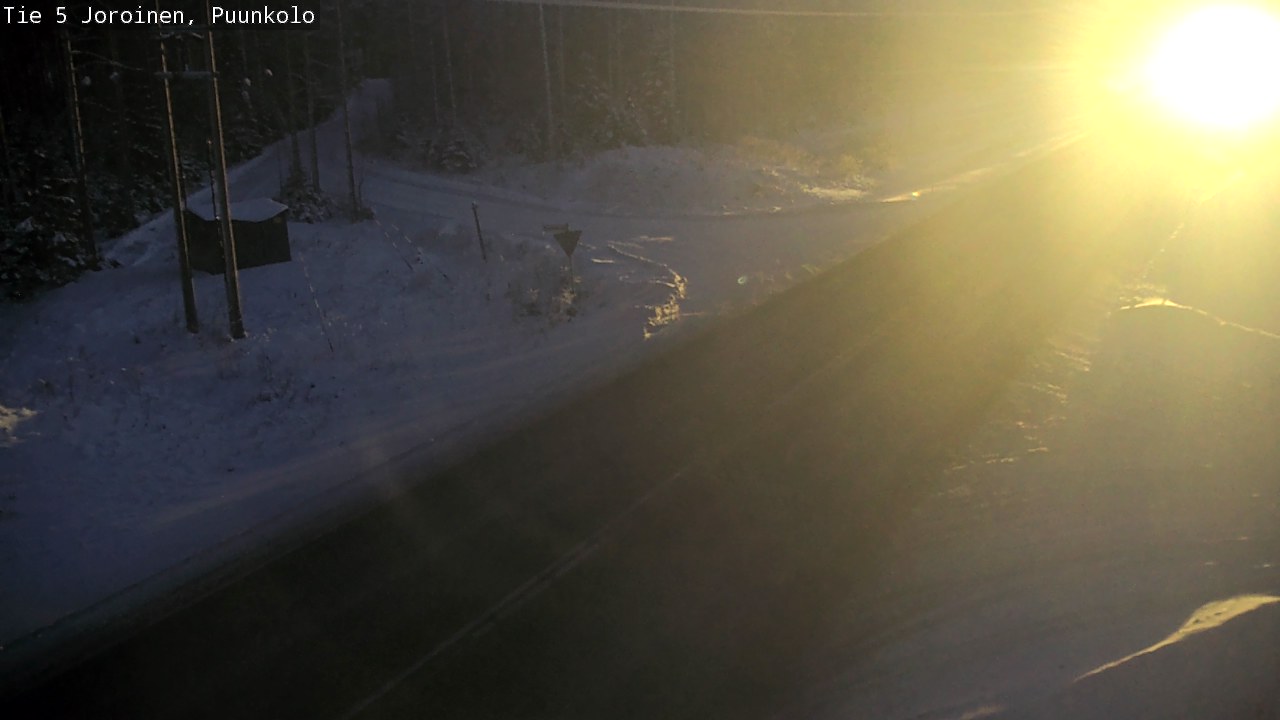 Weather Camera Image Väg 5 Joirois, Puunkolo, Joroinen, Pohjois-Savo