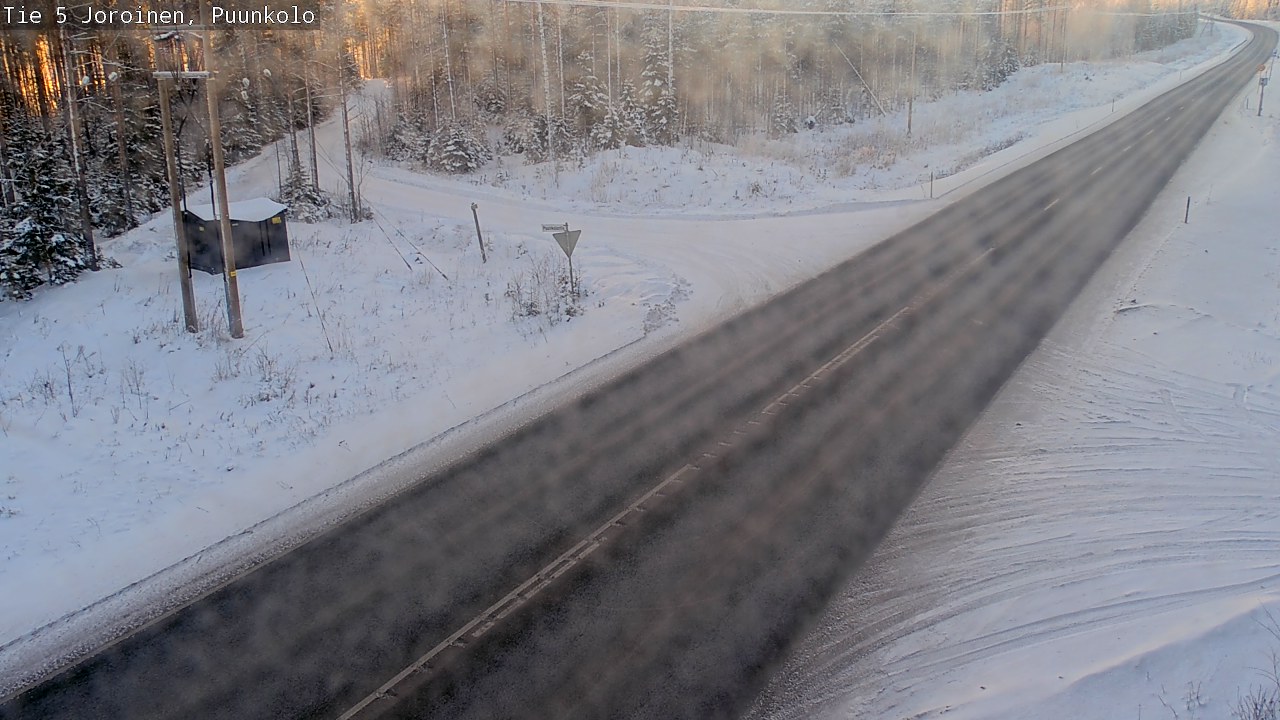 Weather Camera Image Väg 5 Joirois, Puunkolo, Joroinen, Pohjois-Savo