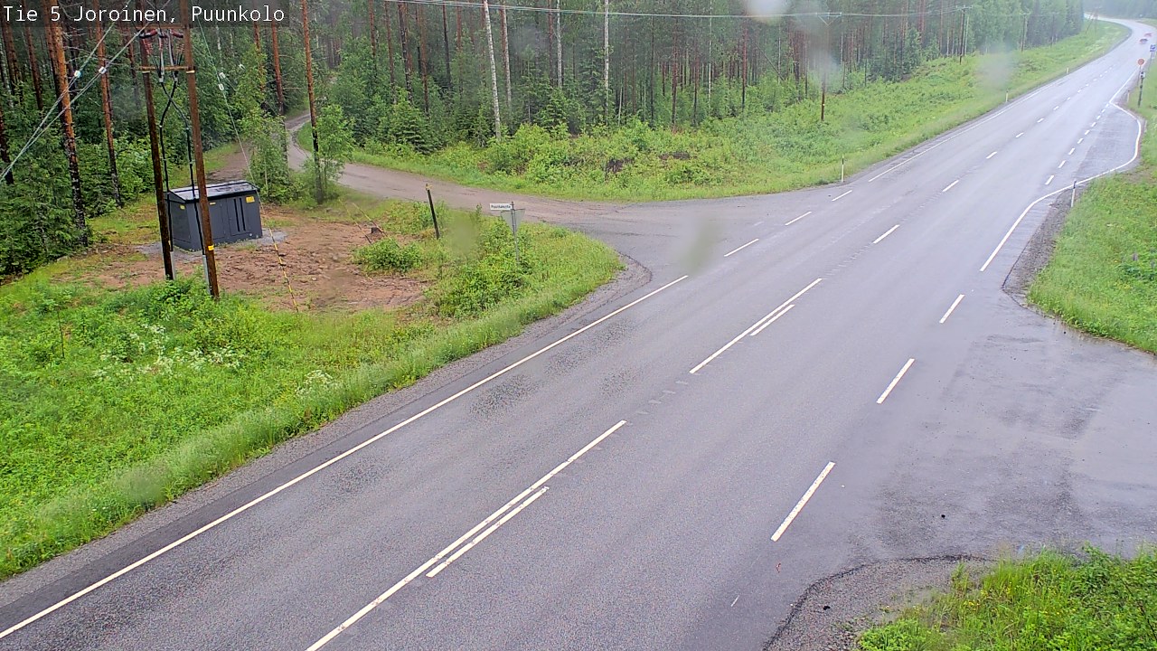 Weather Camera Image Road 5 Joroinen, Puunkolo, Joroinen, Pohjois-Savo