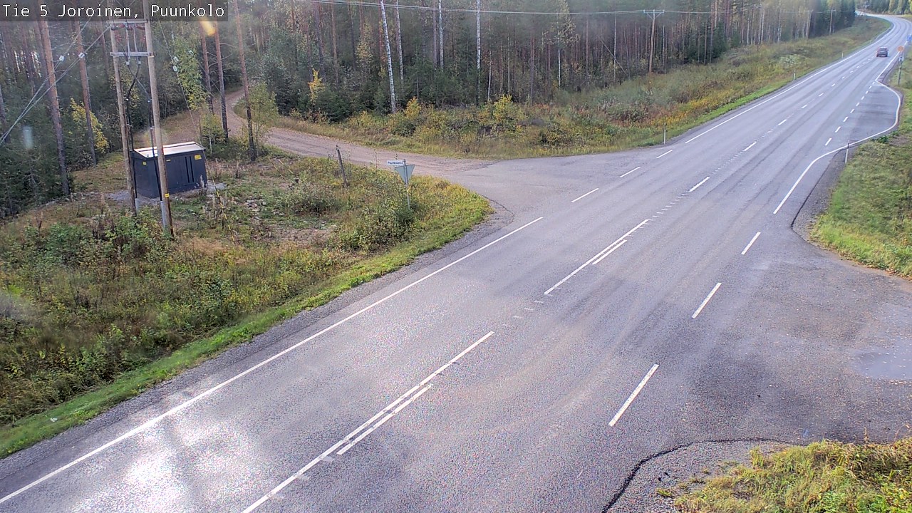 Weather Camera Image Road 5 Joroinen, Puunkolo, Joroinen, Pohjois-Savo