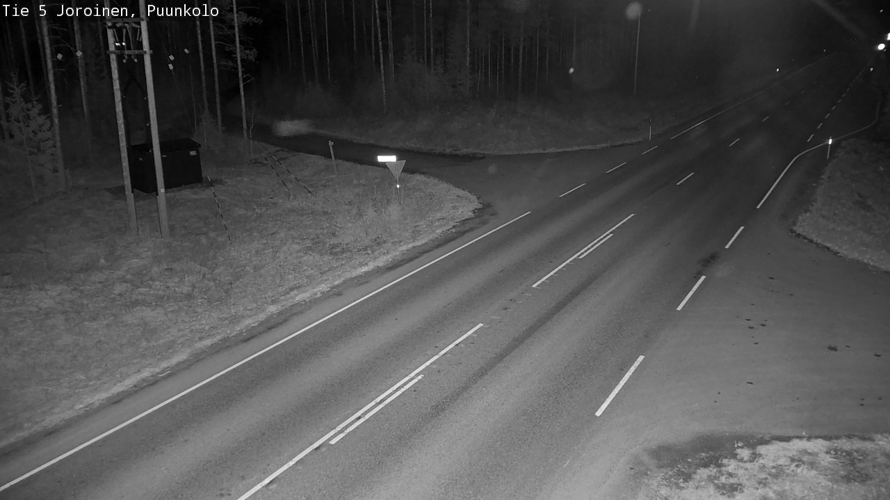 Weather Camera Image Road 5 Joroinen, Puunkolo, Joroinen, Pohjois-Savo