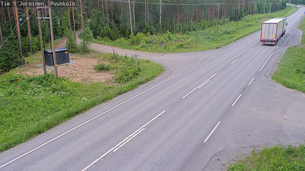 Weather Camera Image Road 5 Joroinen, Puunkolo, Joroinen, Pohjois-Savo
