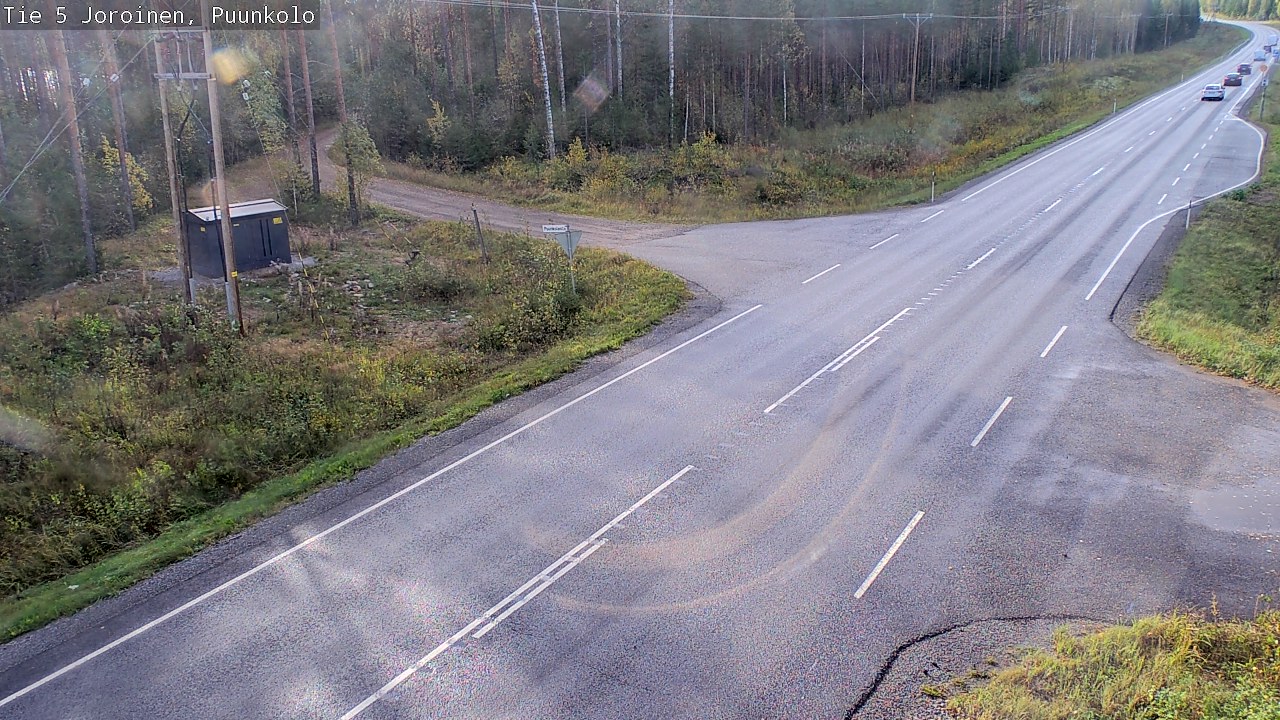 Weather Camera Image Road 5 Joroinen, Puunkolo, Joroinen, Pohjois-Savo